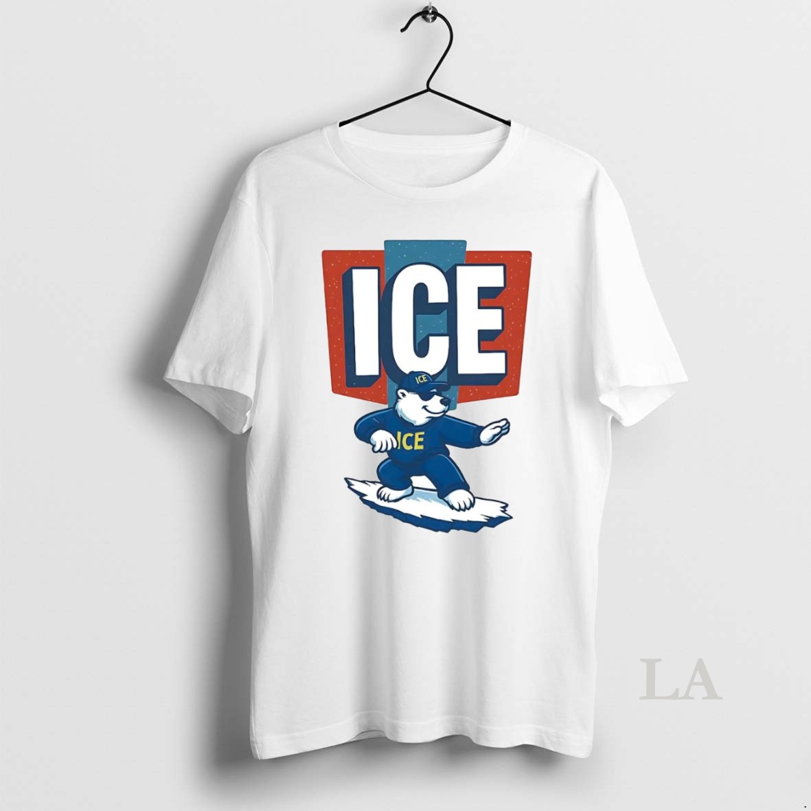 Original Polar Bear Surfing Ice Shirt