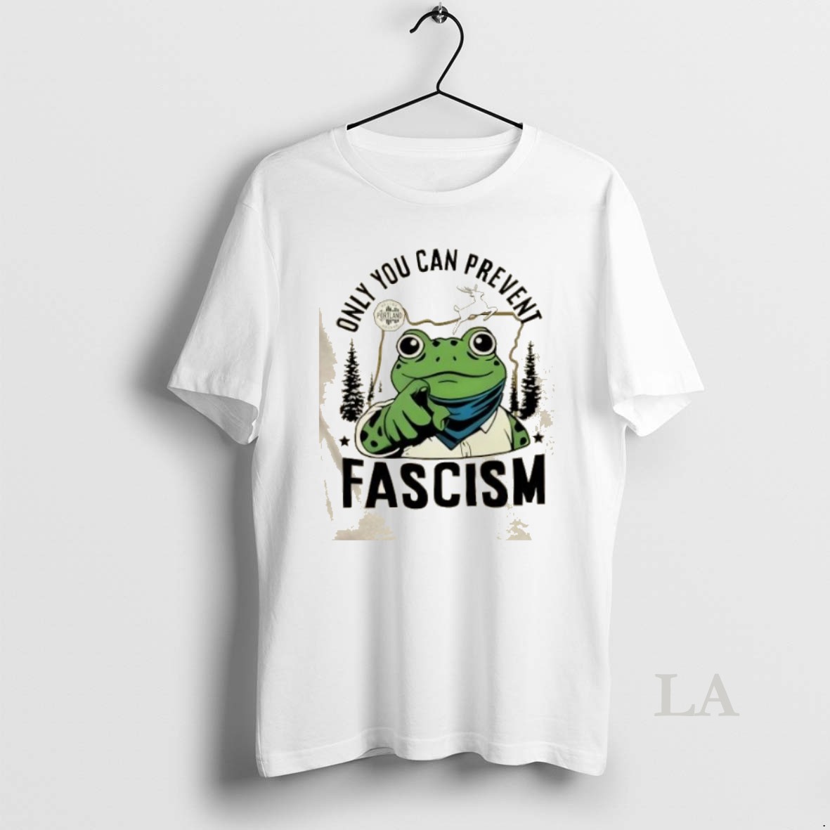 Original Portland Frog Only You Can Prevent Fascism Anti Ice Shirt