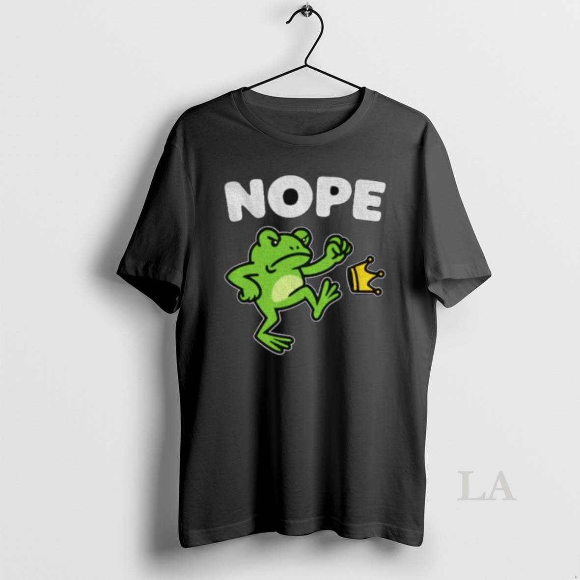 Original Portland Frog Protest Funny Frog Kicking Crown No Kings Shirt