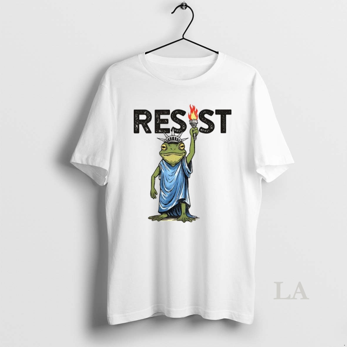 Original Portland Frog Protest Resist Statue Of Liberty Shirt