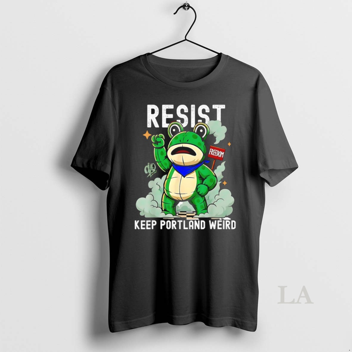 Original Portland Frog Resist Freedom Keep Portland Weird Shirt