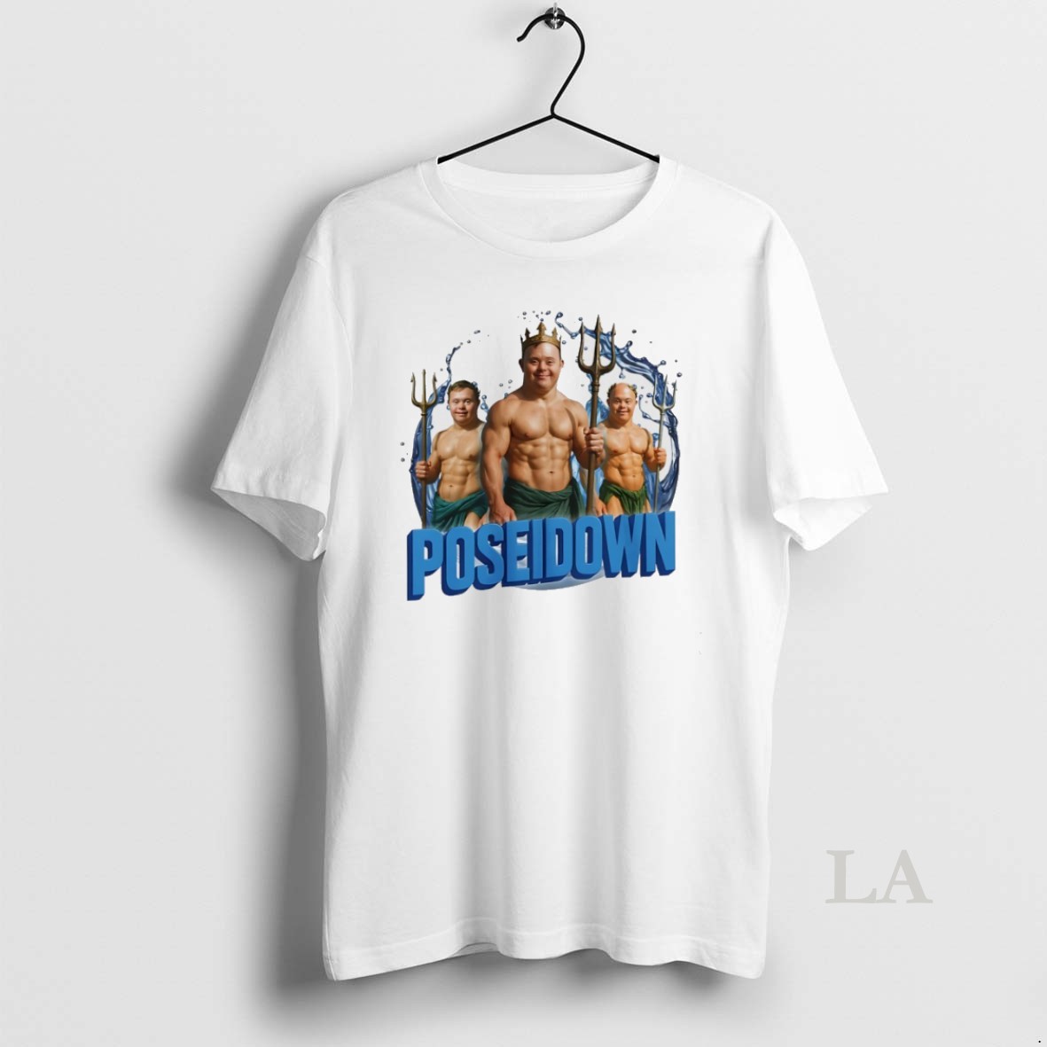 Original Poseidown Down Syndrome Trident Shirt