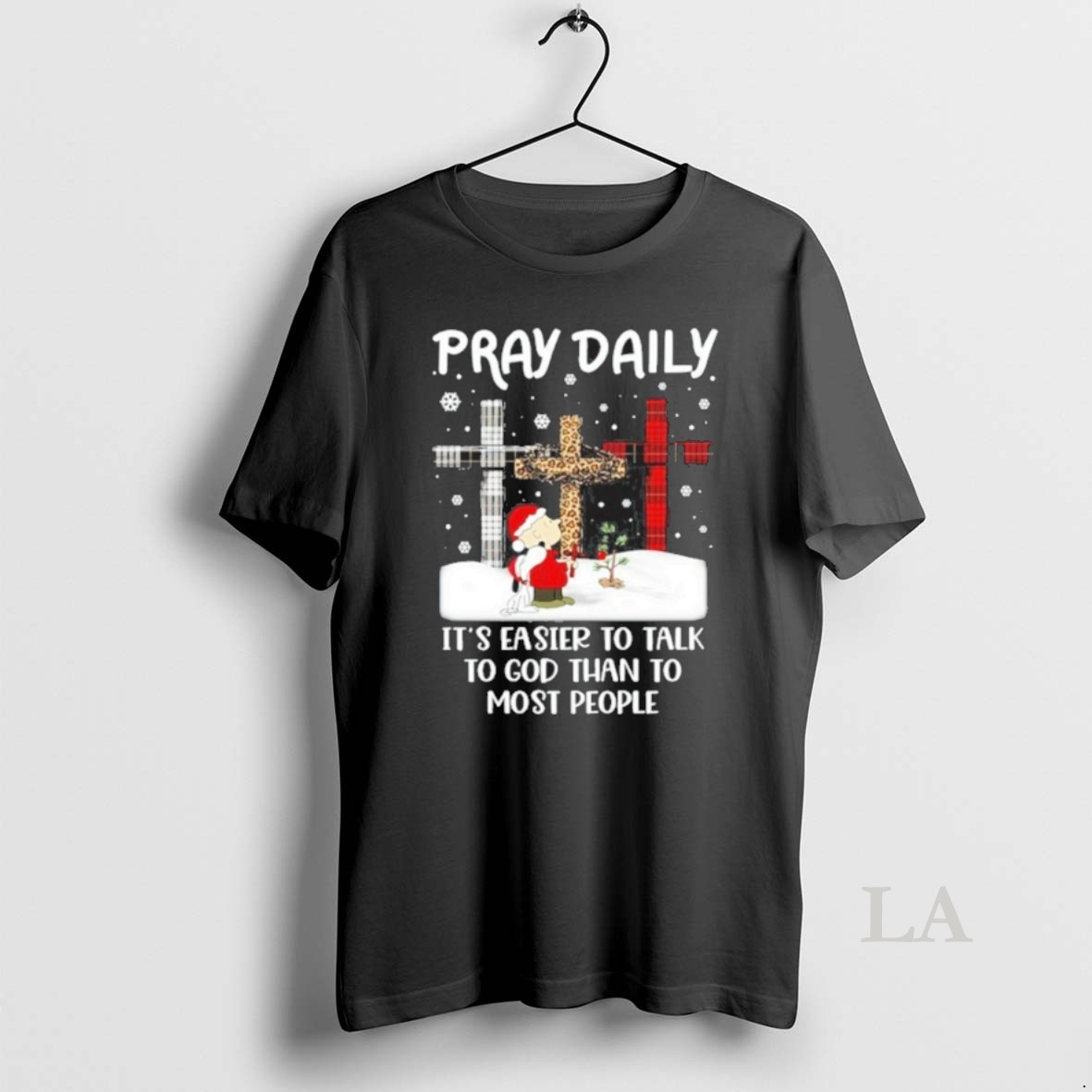 Original Pray Daily Its Easier To Talk To God Than To Most People Shirt