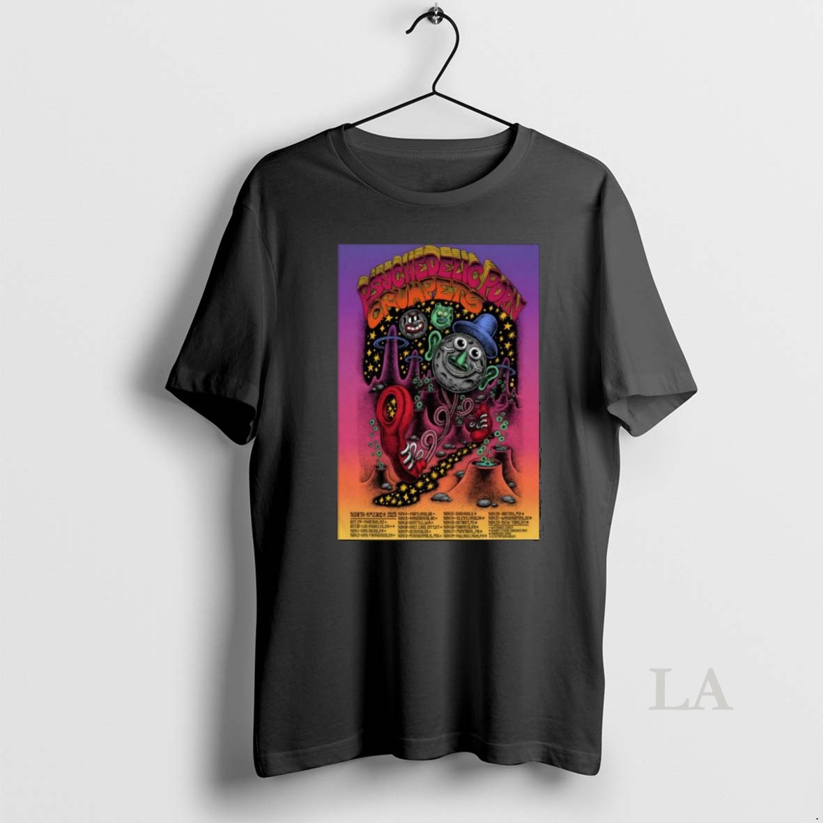 Original Psychedelic Porn Crumpets North America Tour 2025 T Men Shirt