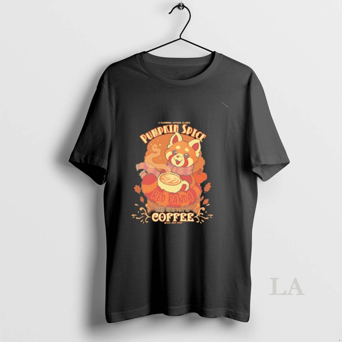 Original Raccoon Pumpkin Spice Panda Wah Until I Het My Coffee Shirt
