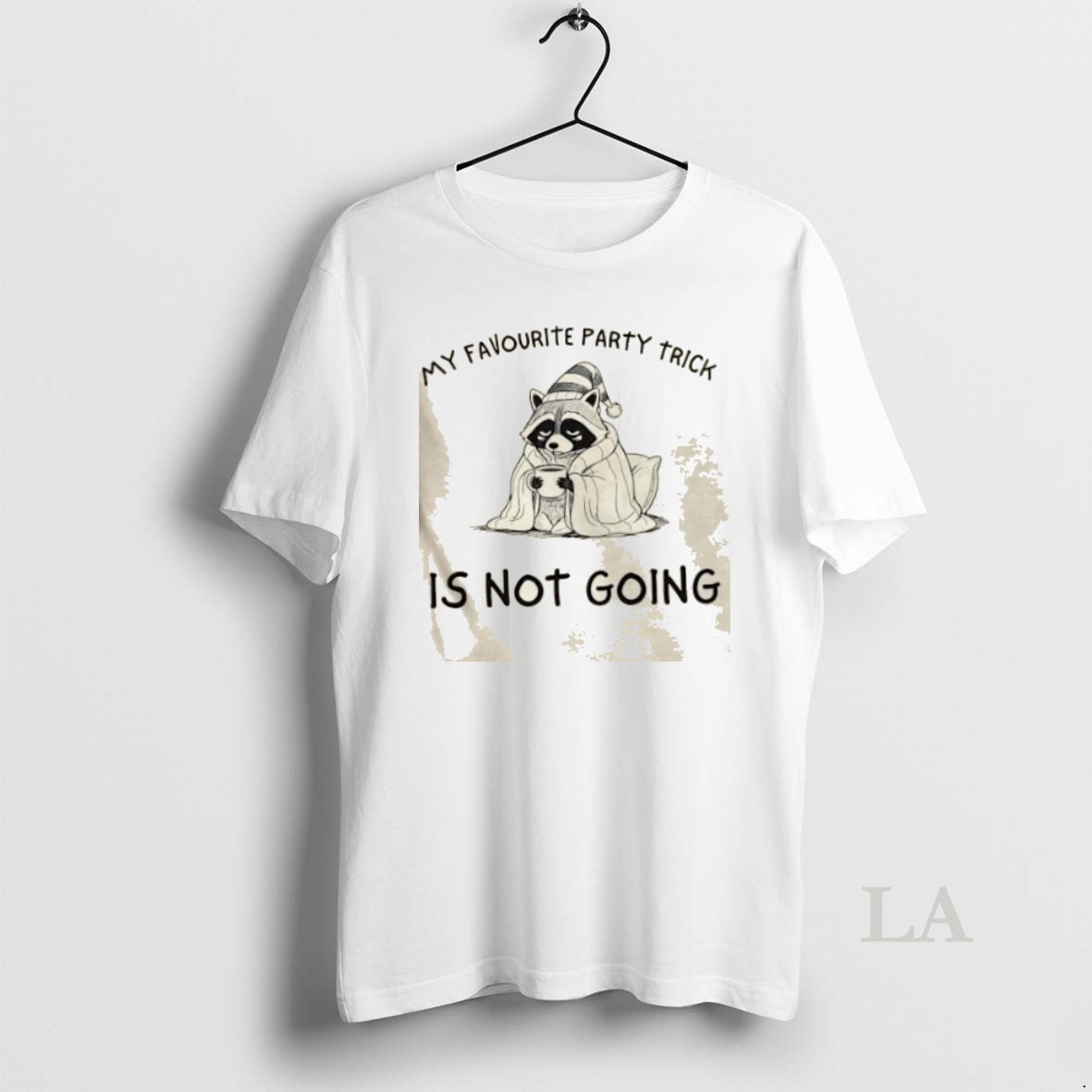 Original Raccoon My Favourite Party Trick Is Not Going Shirt
