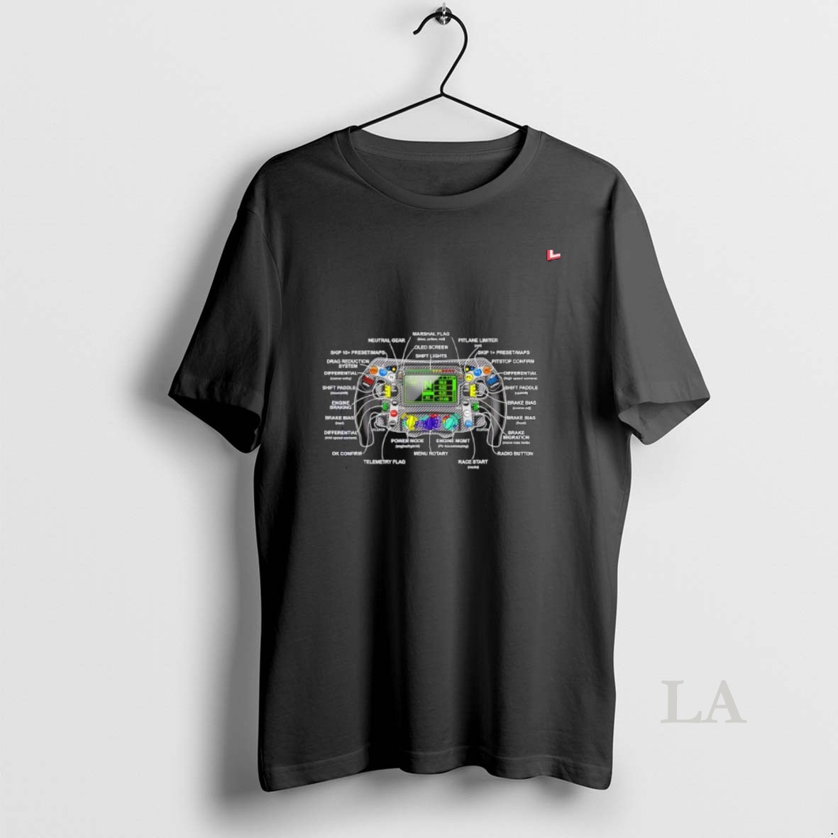 Original Race Car Steering Wheel Explained Shirt