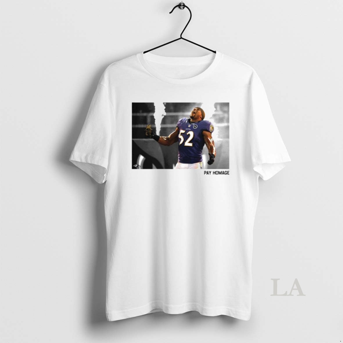 Original Ray Lewis Baltimore Ravens Nfl Pay Homage Retro Ornaments Shirt