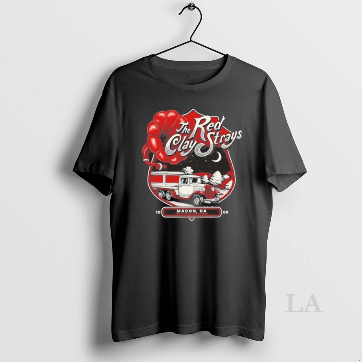 Original Red Clay Strays Atrium Health Amphitheater Macon Ga Oct 09 2025 Event Shirt