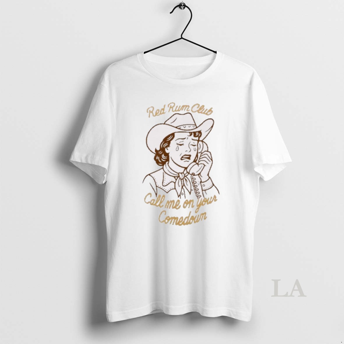 Original Red Rum Club Call Me On Your Comedown Painting Shirt