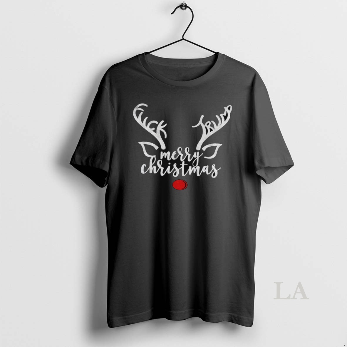 Original Reindeer Merry Christmas Fuck Trump Shirt