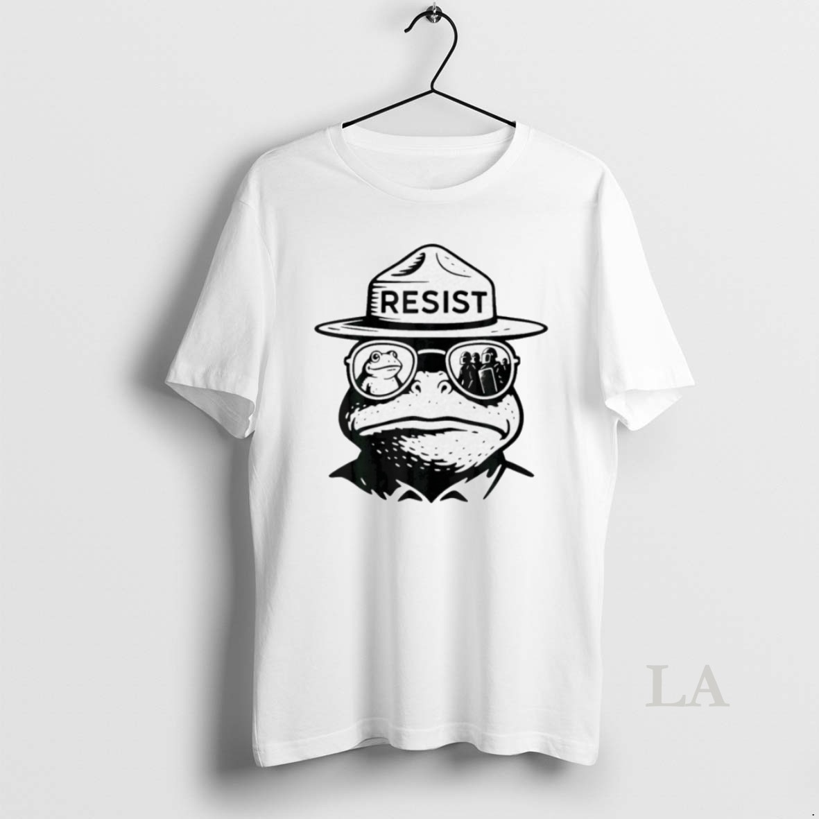 Original Resist Portland Frog Funny City Art Shirt