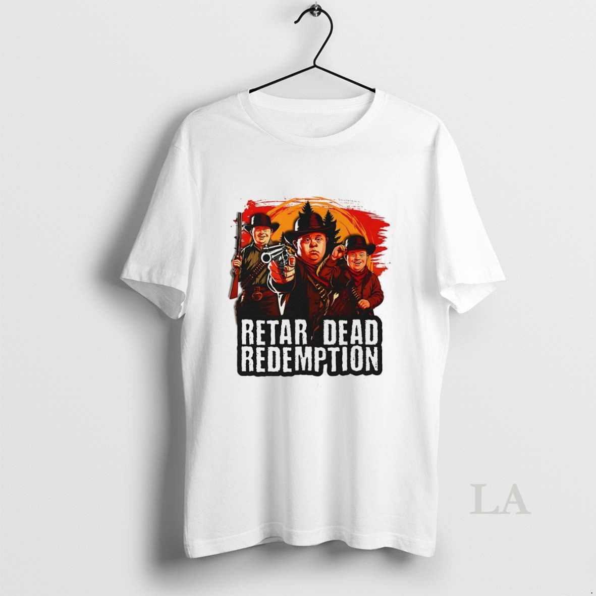 Original Retar Dead Redemption Cowboy Wild West Era Sarcastic Shirt