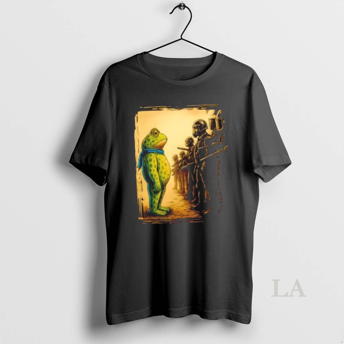 Original Retro Portland Frog Vintage Protester Shirt