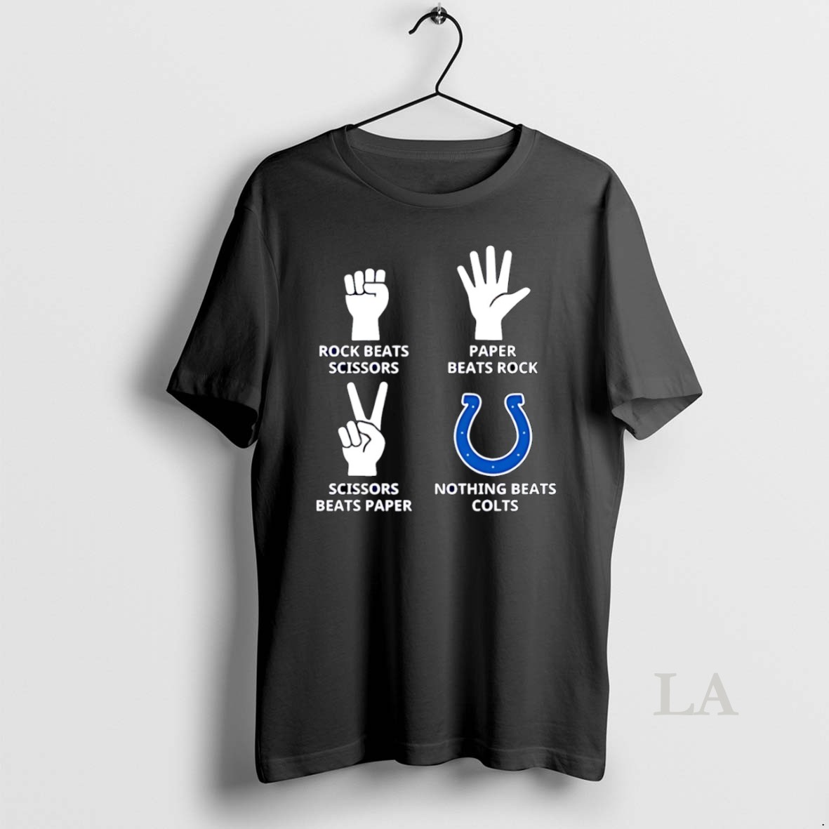 Original Rock Paper Scissors Nothing Beats Indianapolis Colts Nfl 2025 Logo Shirt