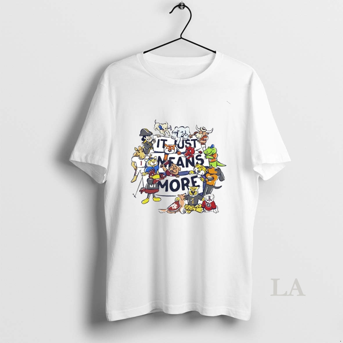 Original Sec Gameday It Just Means More Teams Mascot Shirt