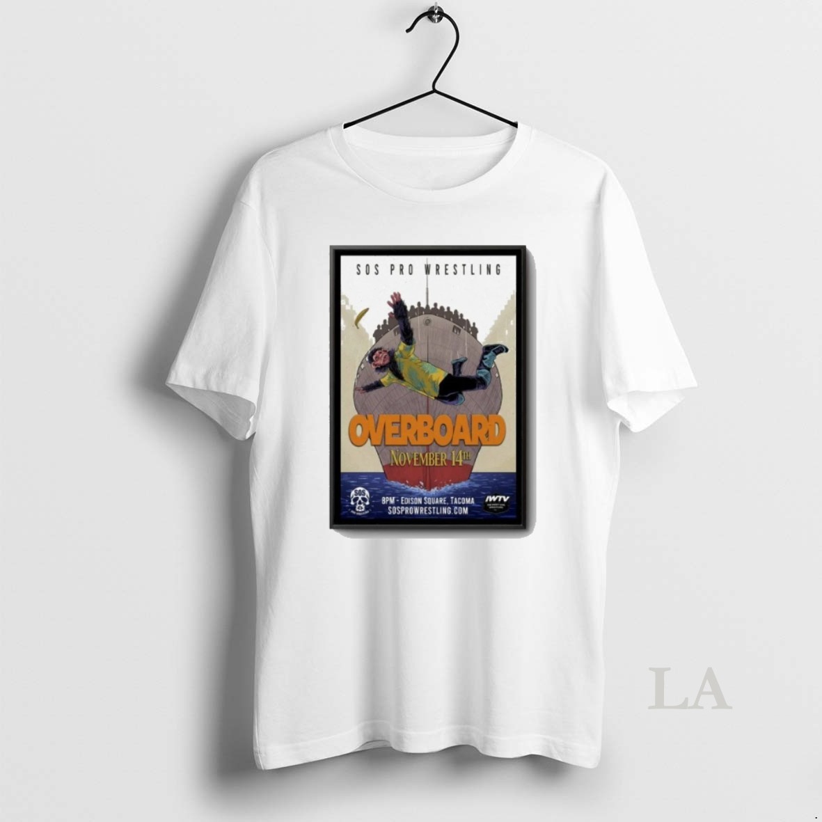 Original Sos Pro Wrestling Tour Tacoma Wa 2025 New Shirt