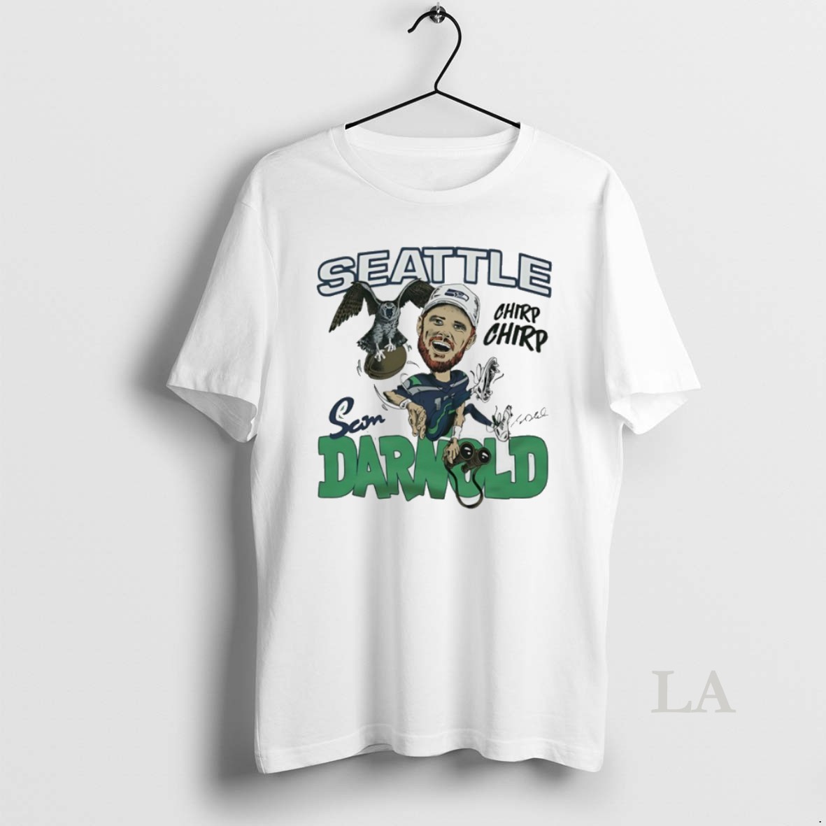 Original Sam Darnold Chirp Chirp Seattle Seahawks Signature Shirt
