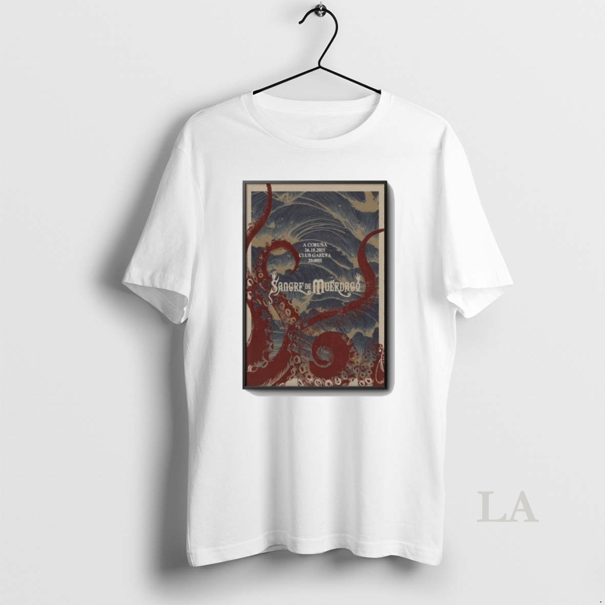Original Sangre De Muerdago A Coruna Spain Tour On Oct 26 2025 Shirt