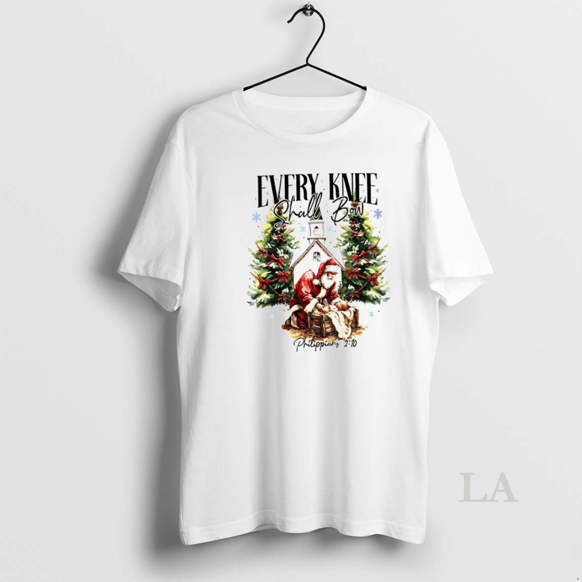 Original Santa Claus Every Knee Shall Bow Christmas 2025 Shirt
