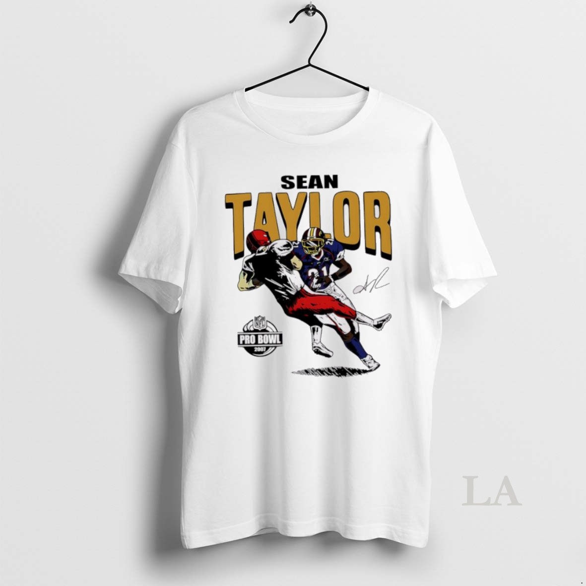 Original Sean Taylor Commanders Nfl Pro Bowl 2007 Signature Shirt