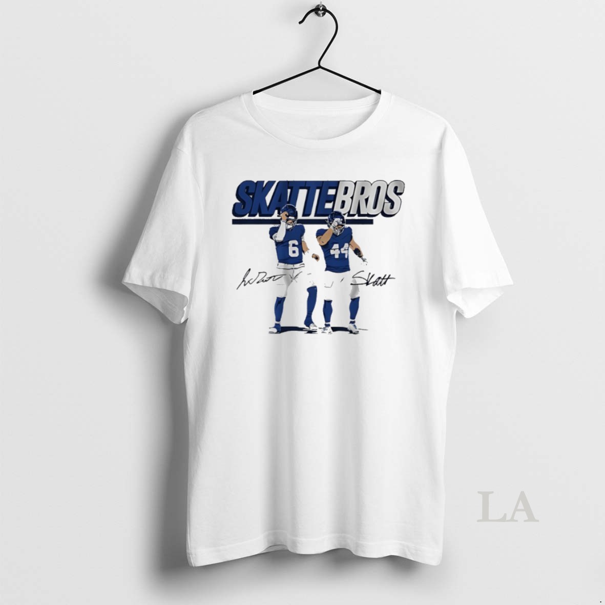 Original Skattebros Jaxson Dart And Cam Skattebo New York Giants Signatures Shirt