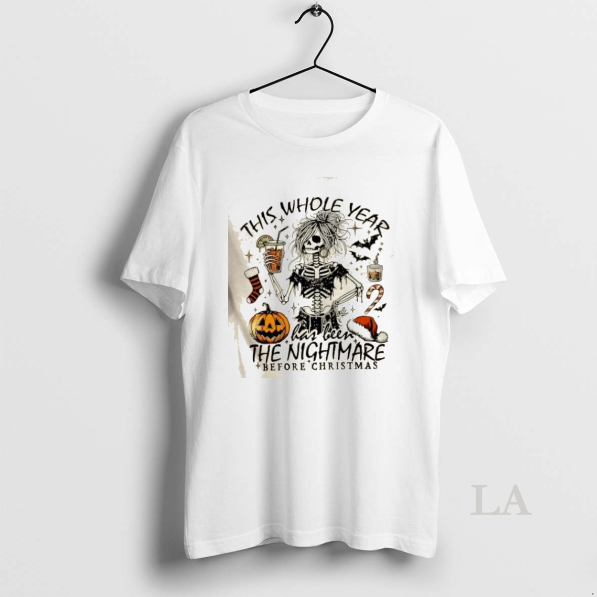 Original Skeleton This Whole Year Has Been The Nightmare Before Christmas Shirt