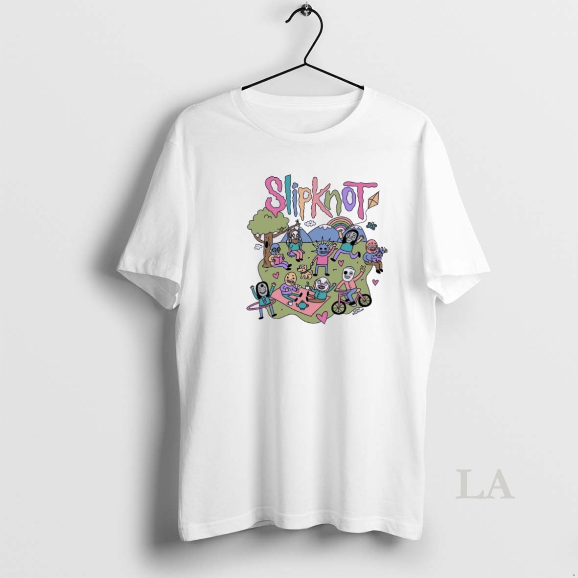 Original Slipknot X Horror Movie Characters Summer Pool Party Shirt
