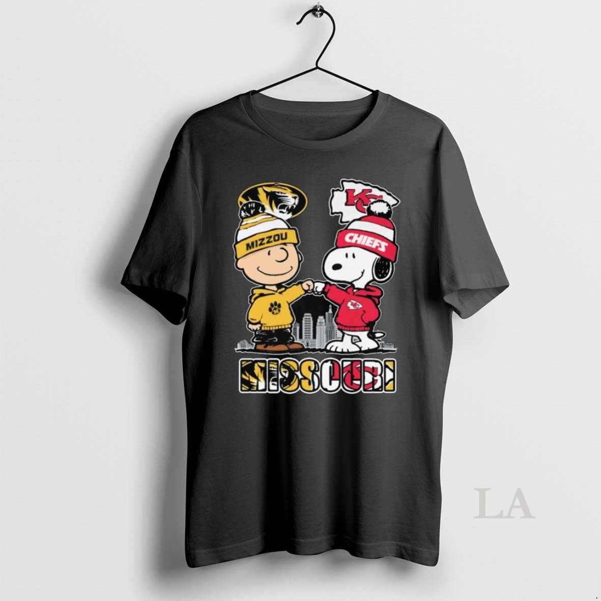 Original Snoopy And Charlie Brown Missouri Tigers X Kansas City Chiefs Skyline 2025 Long Sleve Shirt