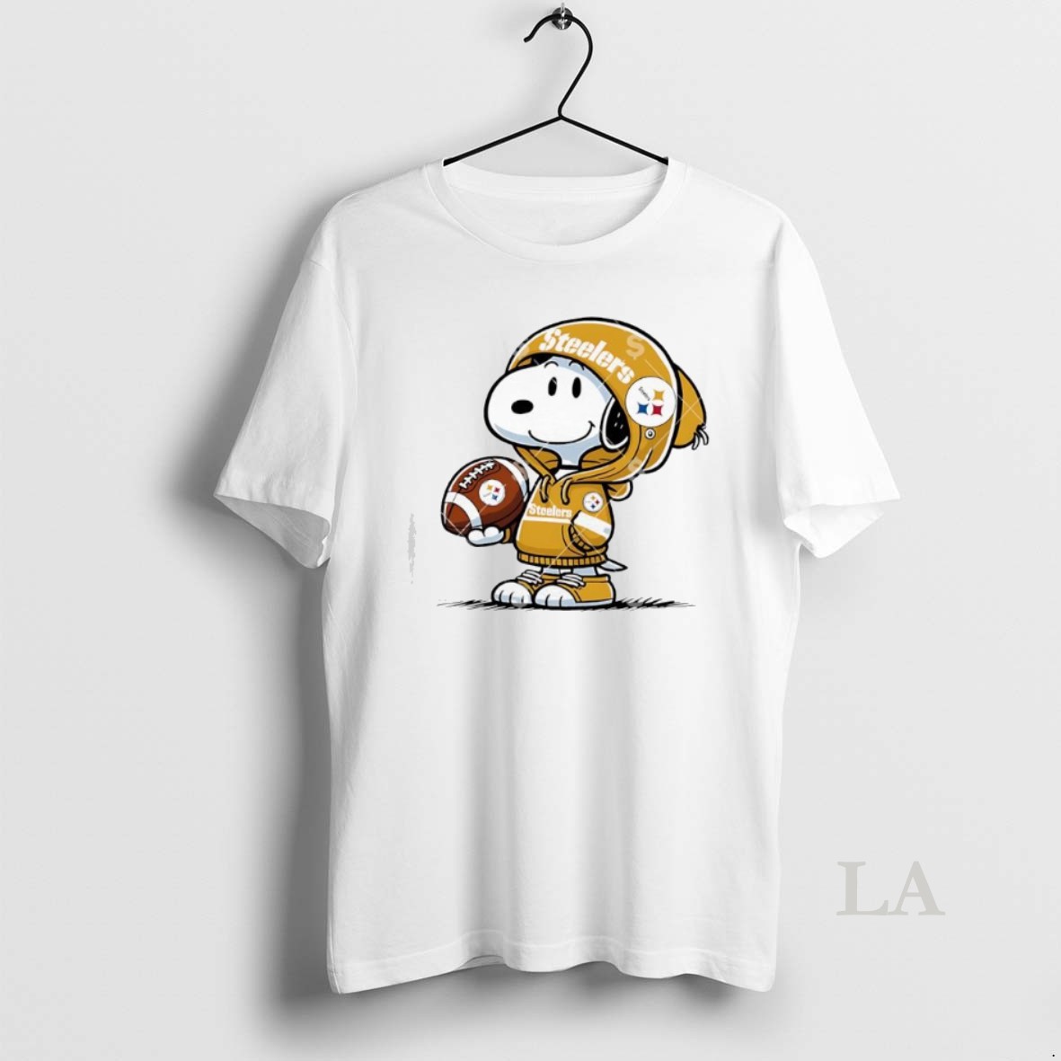 Original Snoopy Wears Pittsburgh Steelers Logo Shirt