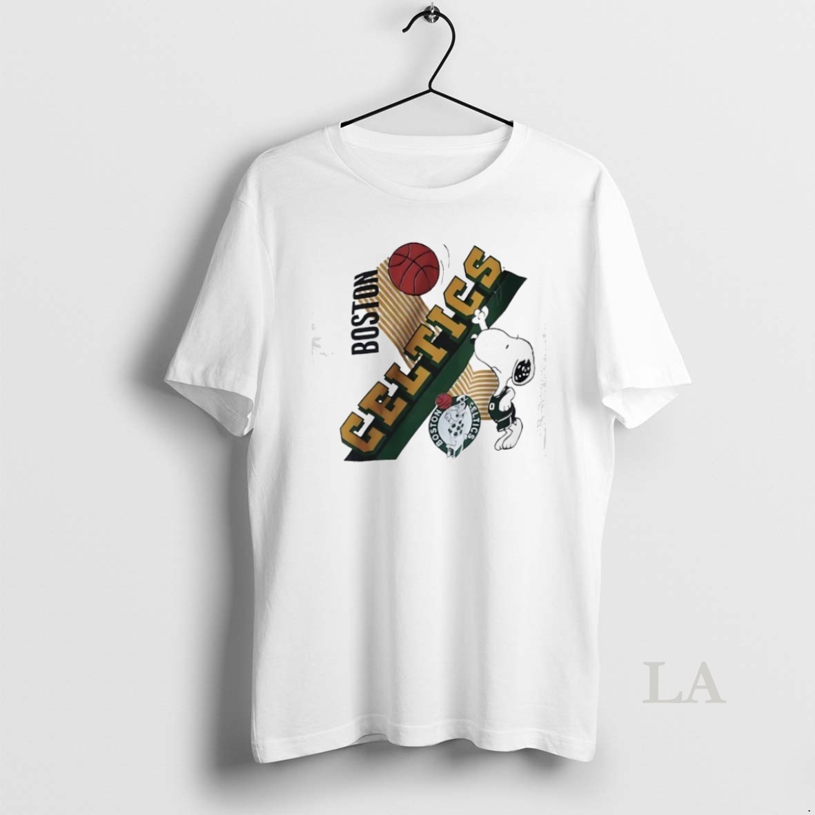 Original Snoopy X Boston Celtics Basketball Shirt