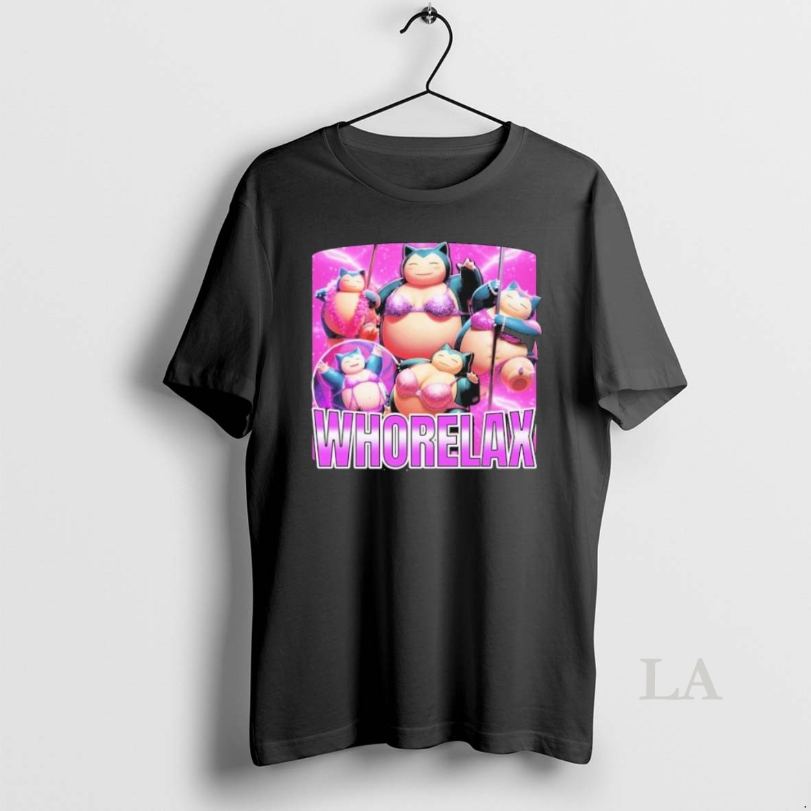 Original Snorlax Whorelax Pokemon Shirt