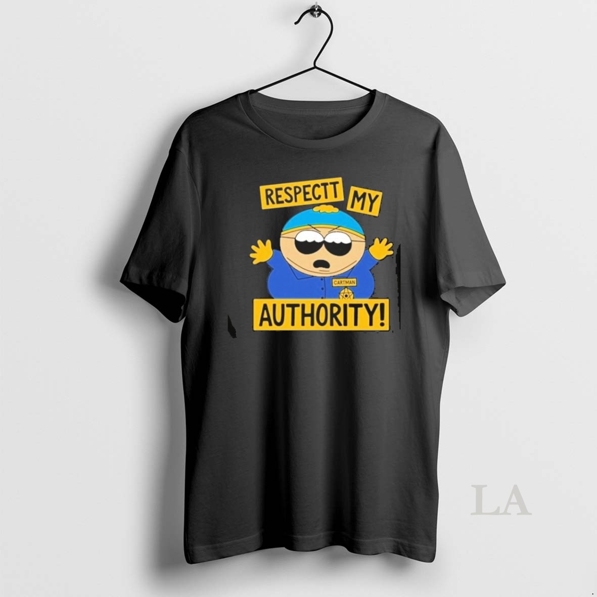 Original South Park Cartman Respect My Authority T Men Shirt