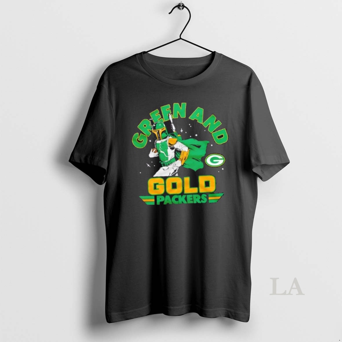 Original Star Wars Green And Gold Bay Packers Shirt