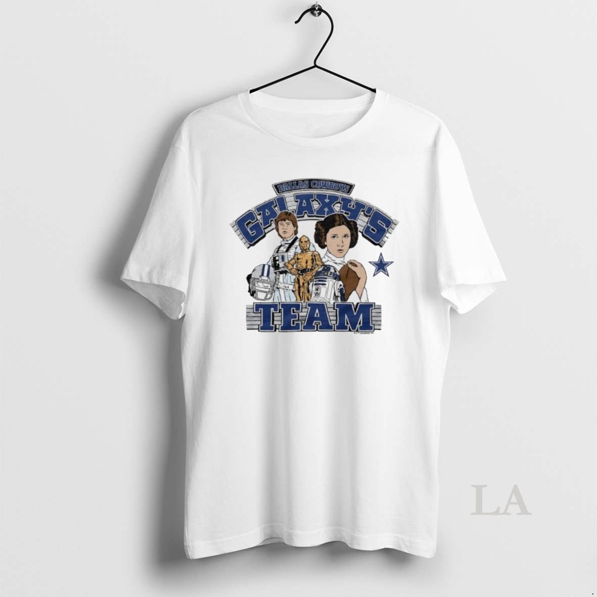 Original Star Wars Light Side X Dallas Cowboys Galaxys Team Shirt