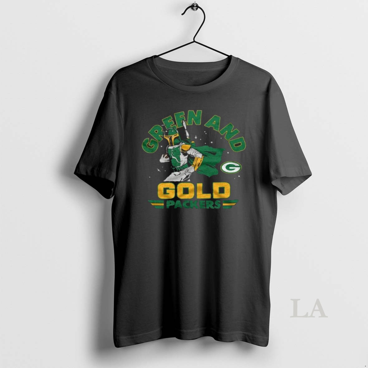 Original Star Wars X Green Bay Packers Green And Gold Packers Dark Side Shirt 2