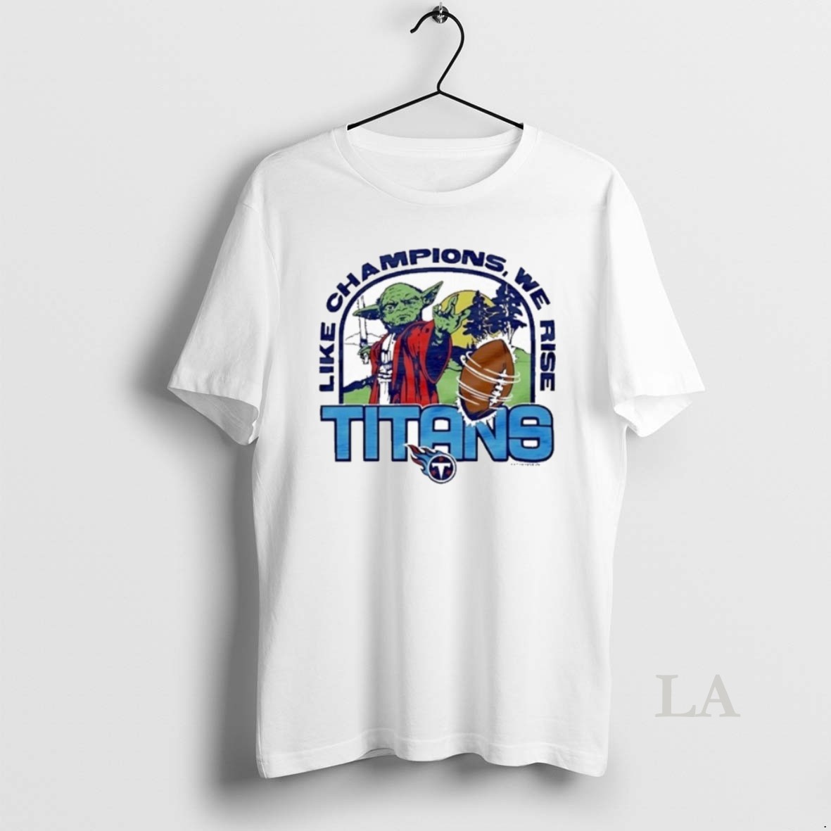 Original Star Wars X Tennessee Titans Light Side Like Champions We Rise Shirt 2