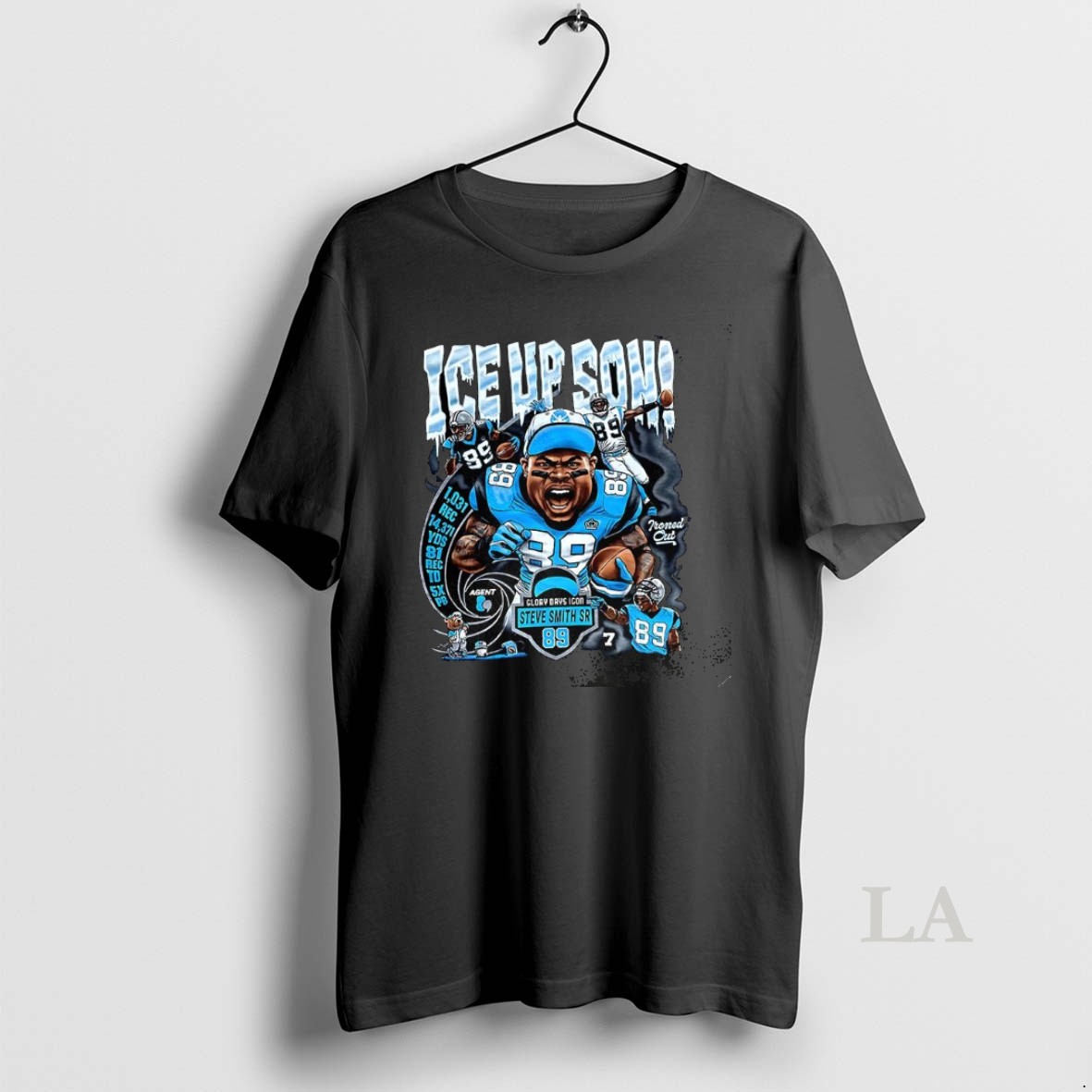 Original Steve Smith Sr Carolina Panthers Footabll Ice Up Son Shirt