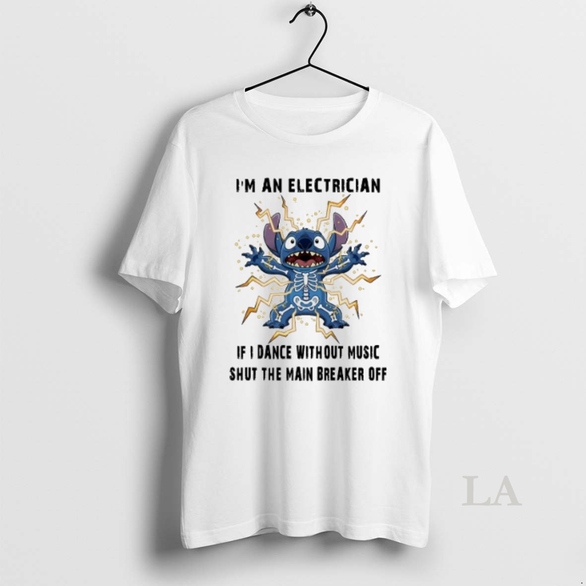 Original Stitch Electric Im An Electrician If I Dance Without Music Shut The Main Breaker Off Shirt 2