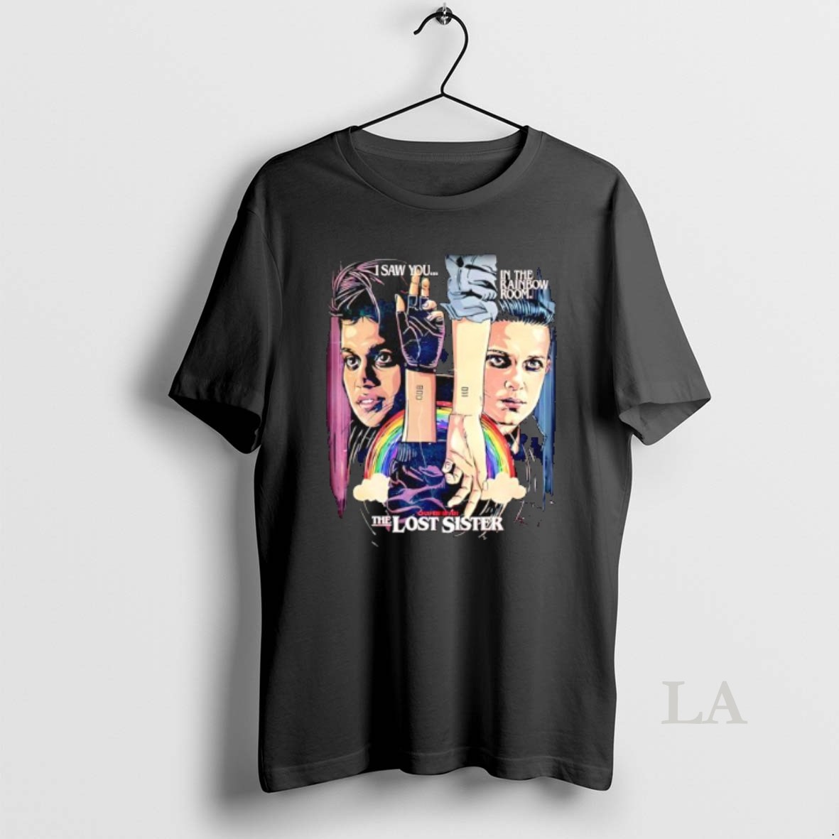 Original Stranger Things Season 2 X Butcher Billy The Lost Sister I Saw You In The Rainbow Room Shirt