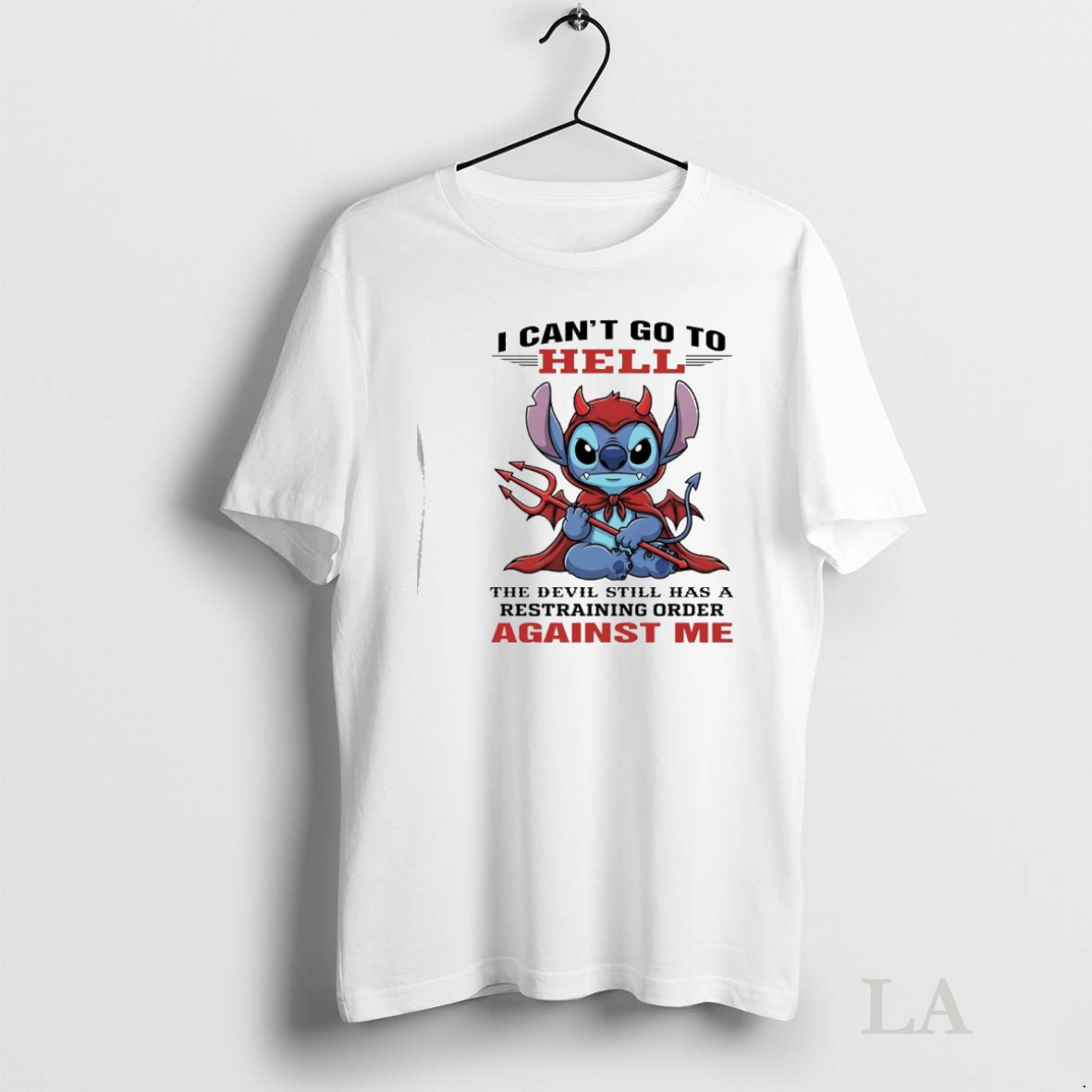 Original Sttich I Cant Go To Hell The Devil Still Has A Restraining Order Against Me Shirt