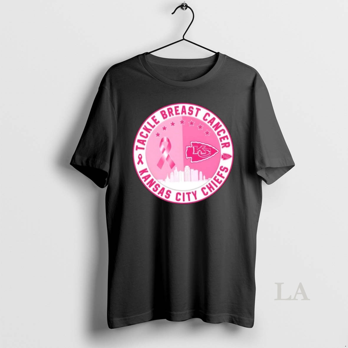 Original Tackle Breast Cancer Kansas City Chiefs Football Skyline Shirt