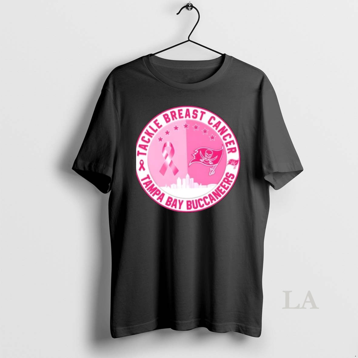 Original Tackle Breast Cancer Tampa Bay Buccaneers Football Skyline Shirt