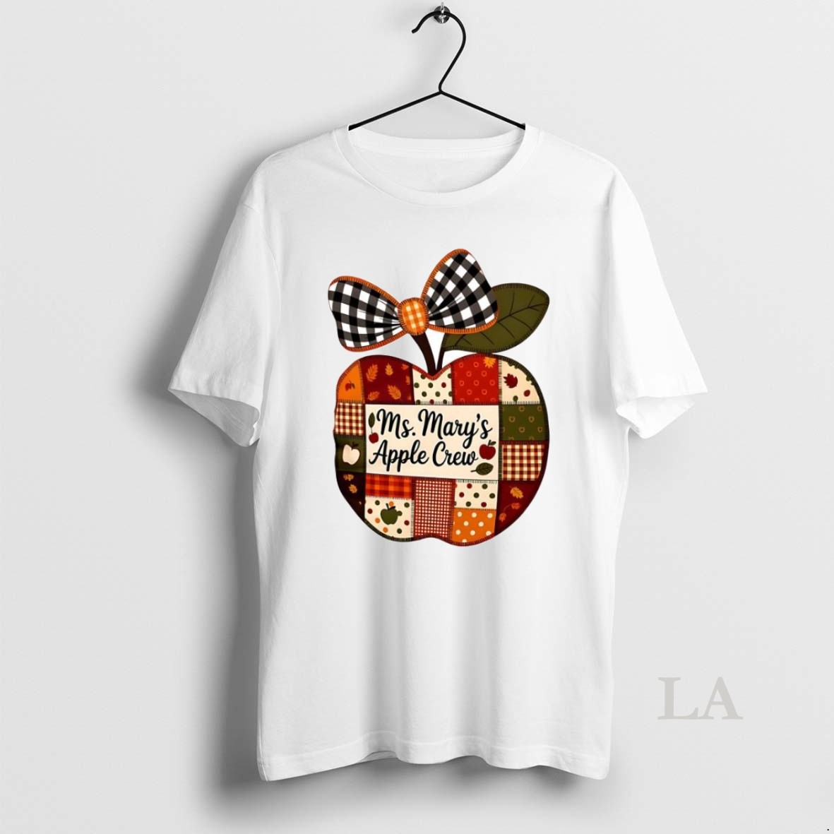 Original Teacher Ms Marys Apple Crew Shirt