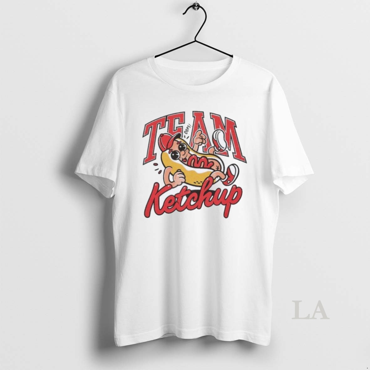 Original Team Ketchup Hot Dog Shirt