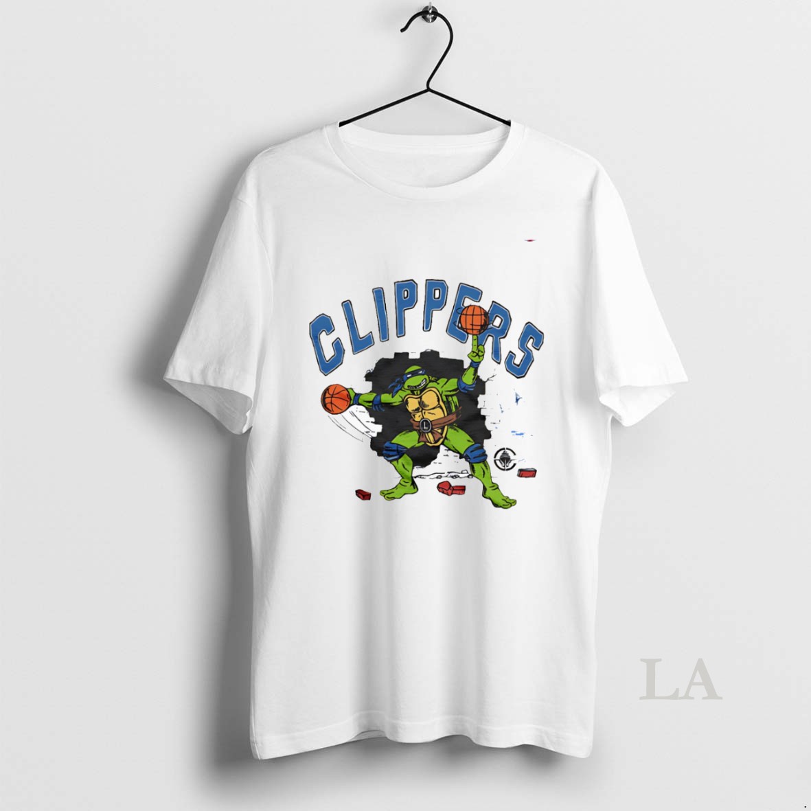 Original Teenage Mutant Ninja Turtles Leonardo X La Clippers Shirt 2