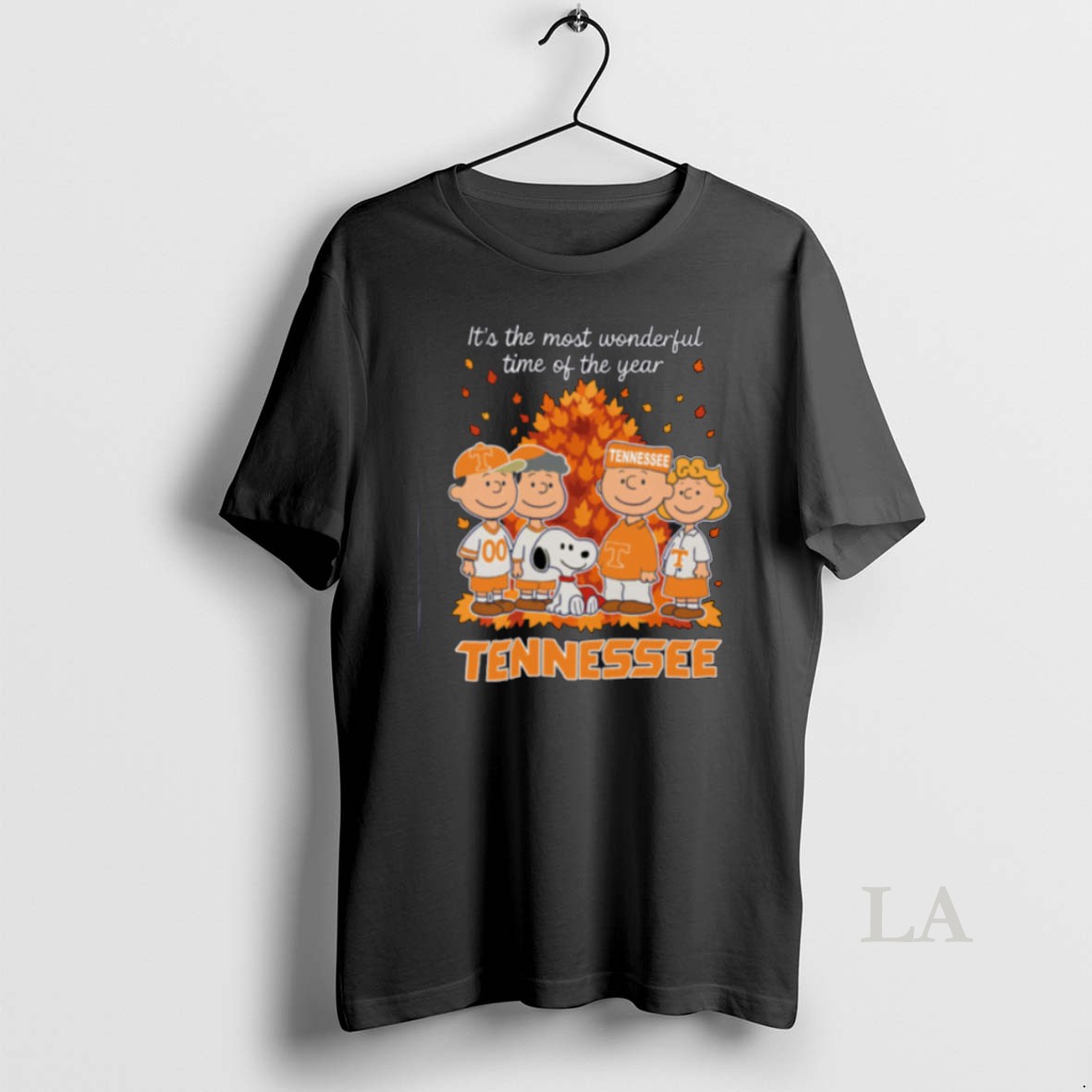 Original Tennessee Volunteers X Peanuts Fall Its The Most Wonderful Time Of The Year Shirt