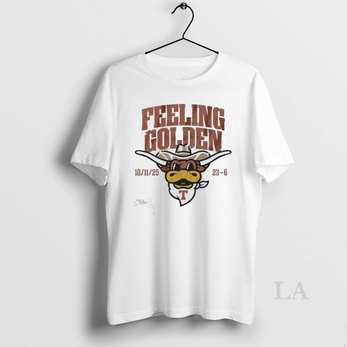 Original Texas Football Feeling Golden 23 6 October 11 2025 Shirt