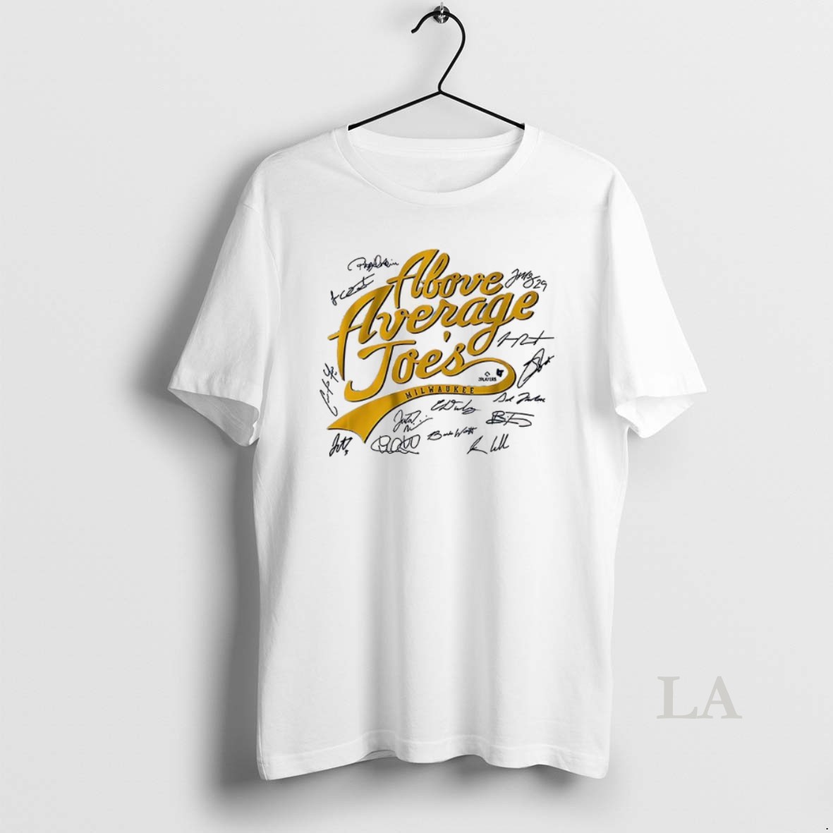 Original The Above Average Joes Milwaukee Baseball Signature Shirt
