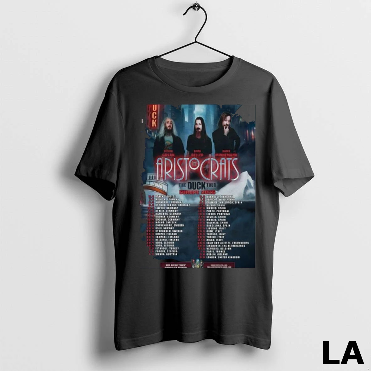 Original The Aristocrats The Duck Tour Europe 2026 Long Sleve Shirt